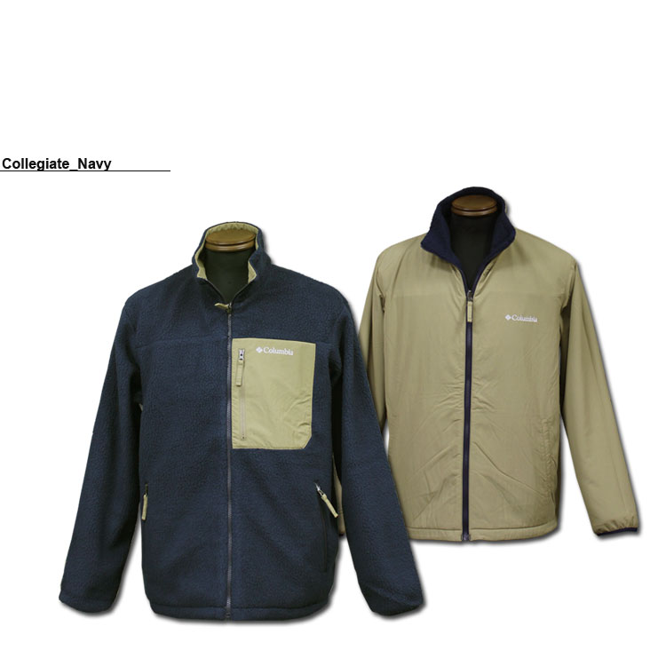 【SALE】コロンビア スポーツウェア ジャケット Columbia SUGER DOME REVERSIBLE JACKET シュガードーム リバーシブル FLEECE ZIP UP フリース フルジップ ボア アウター 上着 全3色 S-XL メンズ アウトレット