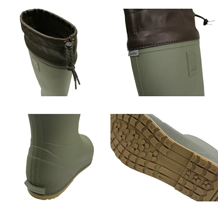 コロンビア スポーツウェア レインブーツ Columbia RUDDY LEAF RAIN BOOT ラディ リーフ 長靴 防水 WATERPROOF 全2色 24cm-28cm メンズ レディース ユニセックス