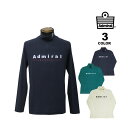 【SALE】アウトレット アドミラル ゴルフ タートルネックシャツ Admiral GOLF SUEDE TURTLE NECK SHIRTS 長袖 Tシャツ ロンティ ロングスリーブ TEE T-SHIRTS ハイネック 全3色 M-LL 保温 メンズ