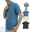 【SALE】アウトレット アドミラル ゴルフ ポロシャツ Admiral GOLF MULTI LOGO PRINT POLO SHIRTS 半袖ポロ 全3色 M-LL 吸水速乾 ストレッチ メンズ