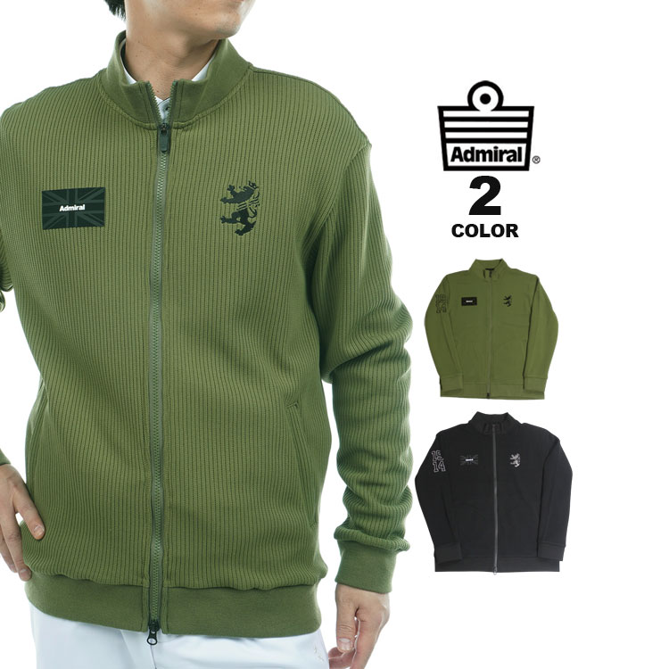 アドミラル ゴルフ トラックジャケット Admiral GOLF Rampant Knit Track Jacket 長袖 ニット調 全2色 ..