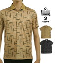 【全品ポイント10倍 6/11 01:59まで】アドミラル ゴルフ ポロシャツ Admiral GOLF MOSAIC LOGO POLO SHIRTS 半袖ポロ 全2色 M-LL 吸水速乾 抗菌防臭 ストレッチ メンズ(4)