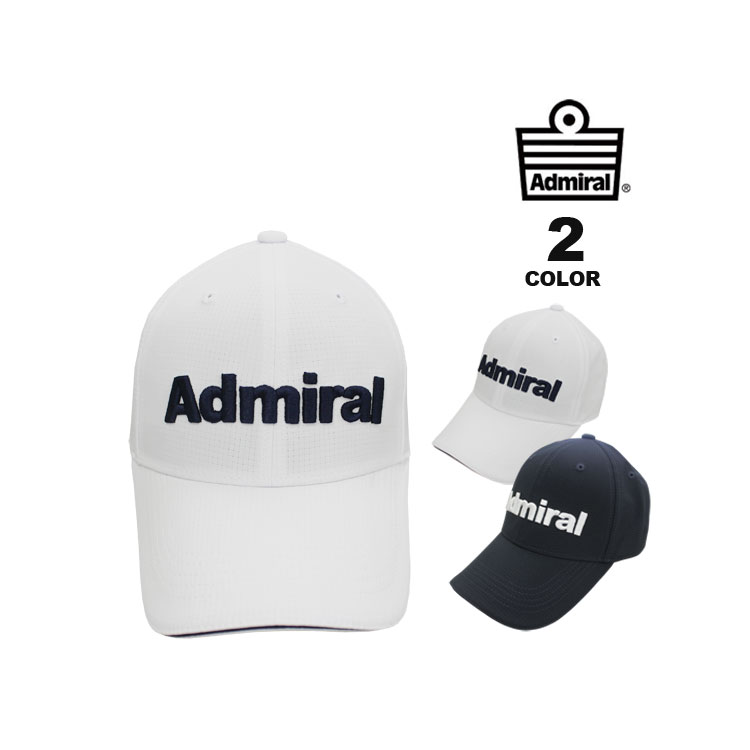 樂天商城 - 【全品P10倍 5/7 10:00から5/18 09:59まで】アドミラル ゴルフ キャップ Admiral GOLF Roundish CAP 帽子 ロゴ刺繍 軽量タイプ メンズ 全2色 フリーサイズ