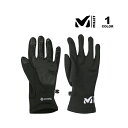 【全品ポイント5倍 4/27 09:59まで】ミレー グローブ 手袋 MILLET STORM GORE-TEX INFINIUM GLOVE ゴアテックス 防寒 防風 保温 ストレッチ メンズ レディース ユニセックス ブラック 黒 通勤 ビジネス 通学