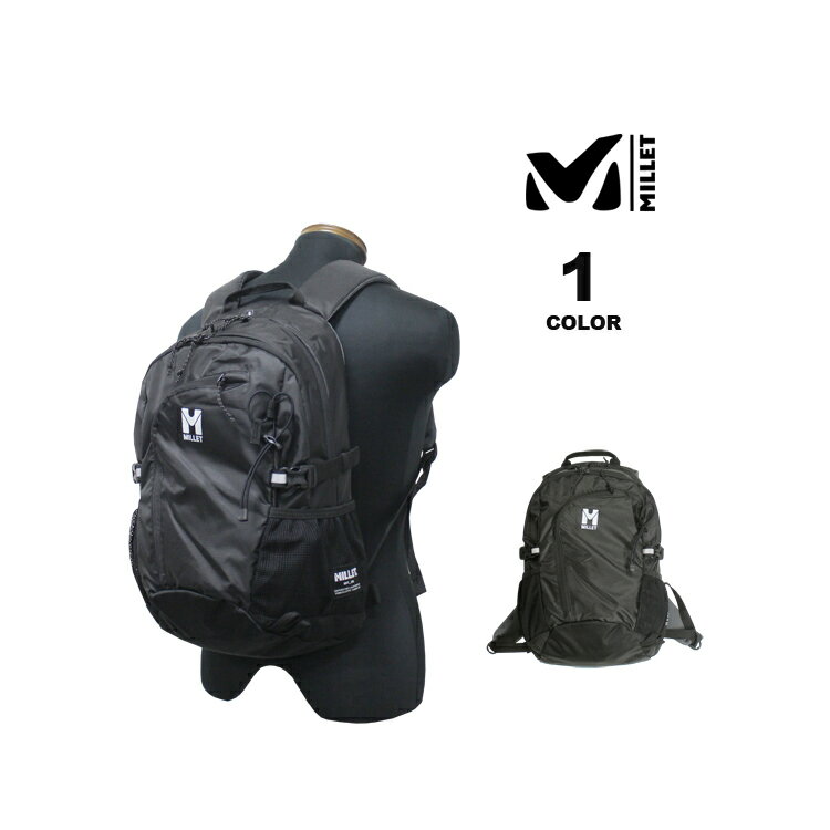 樂天商城 - 【全品P10倍 5/7 10:00から5/18 09:59まで】ミレー リュック MILLET HIKE 20L BACK PACK ハイク バックパック 撥水加工 リップストップ メンズ レディース ユニセックス ハイキング 通学 旅行 全2色