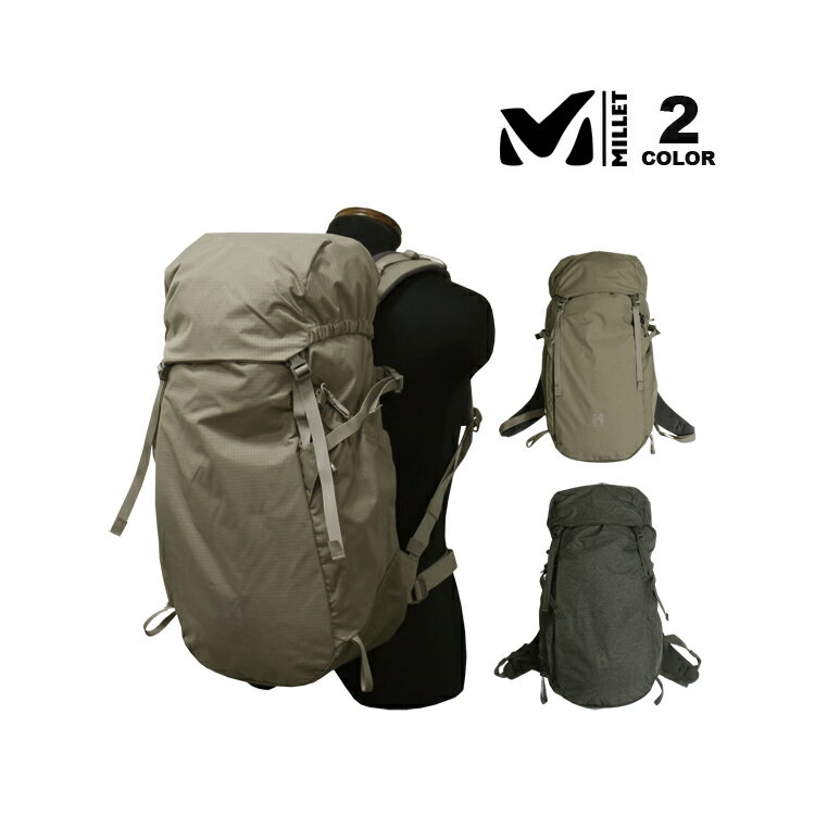 樂天商城 - 【全品P10倍 5/7 10:00から5/18 09:59まで】ミレー リュック MILLET SUIU 27L BACK PACK スイウ バックパック ウィメンズ 女性向け 軽量 多機能 高耐水 雨蓋 リップストップナイロン レディース ハイキング 通学 旅行 全2色