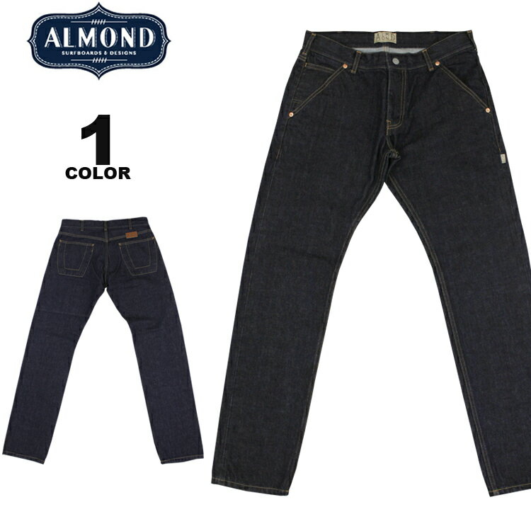 楽天RIFFLE PAGE 2nd【SALE】 アーモンドサーフボードデザイン Almond Surfboards & Design デニムパンツ ORGANIC DENIM PANTS ジーンズ 30-34 メンズ 綿100％ アウトレット