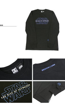 【SALE】 ディーシー シューズ 長袖Tシャツ DC SHOES 19 STARWARS LOGO L/S T-SHIRTS ディズニー DISNEY スター・ウォーズ ロンTEE 全2色 S-XL メンズ