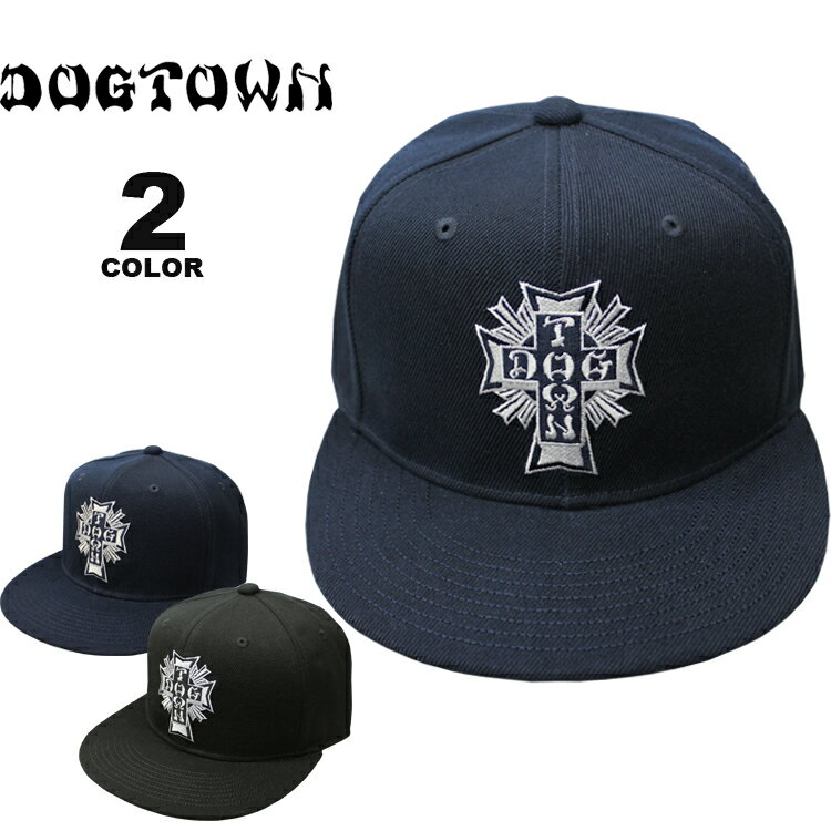 【全品ポイント5倍 11/11 09:59まで】ドッグタウン キャップ DOGTOWN 帽子 メンズ レディース スナップバック 全2色 CROSS LOGO FLAT SNAP BACK CAP