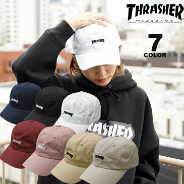 スラッシャー THRASHER 帽子 MAG LOGO COTTON DAD CAP キャップ メンズ レディース ローキャップ 全7色【公式】