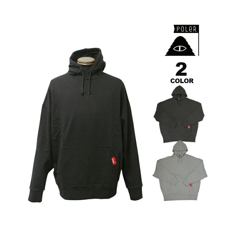 【全品ポイント5倍 5/16 01:59まで】【SALE】アウトレット ポーラー パーカ POLER FURRY HEART BIG SILHOUETTE HOODIE SWEAT PARKA スウェット プルオーバー パーカー フーディ 裏毛 スェット メンズ ビッグシルエット リラックスフィット 全2色 M-XL