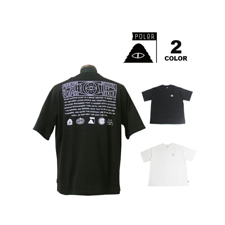 Rakuten - 【全品P10倍 6/4 20:00から6/11 01:59まで】ポーラー Tシャツ POLER HISTORY RELAX FIT S/S T-SHIRTS 半袖 TEE リラックス フィット メンズ レディース ユニセックス 全2色 S-L