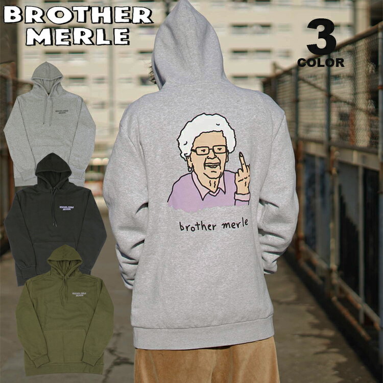 【SALE】ブラザーマール パーカ BROTHER MERLE Betty3.0 HOODIE PULLOVER SWEAT PARKA スウェット プルオーバー パーカー メンズ レディース ユニセックス 裏起毛 スエット 全3色 S-XL ブラザーマーレ