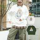 アウトレット ブラザーマール トレーナー BROTHER MERLE RANDY CREW SWEAT クルー スウェット 裏毛 プリント メンズ レディース ユニセックス 全2色 M-XL ブラザーマーレ