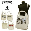 【公式】 スラッシャー ショルダーバック THRASHER CANVAS 2WAY TOTE SHOULDER BAG L ショルダートート トートバック メンズ レディース ユニセックス 全4色