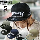 【全品ポイント10倍 10/17 09:59まで】【公式】スラッシャー キャップ THRASHER 帽子 メンズ レディース ユニセックス 平ツバ スナップバッ...