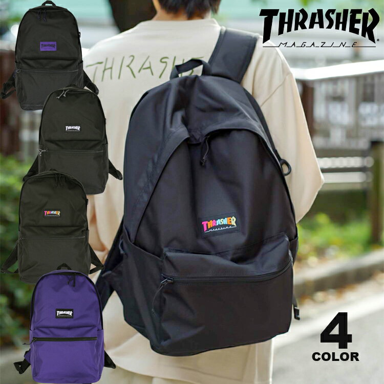 【公式】 スラッシャー リュック バッグ THRASHER HOMETOWN BACK PACK 23L デイバック バックパック 撥水 メンズ レディース ユニセックス 全4色