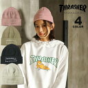 【全品ポイント10倍 10/17 09:59まで】【公式】 スラッシャー ビーニー ニット帽 THRASHER GONZ LOGO KNIT BEANIE CA...