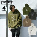 リー ボアパーカー レディース 【SALE】【公式】 スラッシャー ボア フーディ THRASHER GONZ ART BOA FLEECE HOODIE PULLOVER PARKA フリース プルオーバー パーカ パーカー ビッグシルエット リラックスフィット マークゴンザレス ゴンズ メンズ レディース ユニセックス 全4色 S-XL アウトレット