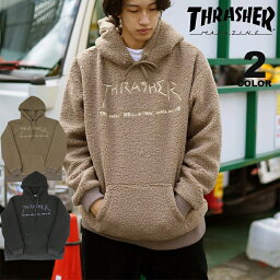 リー ボアパーカー レディース 【SALE】【公式】 スラッシャー ボア フーディ THRASHER NEW RELIGION BOA FLEECE HOODIE PULLOVER PARKA フリース プルオーバー パーカ パーカー ビッグシルエット リラックスフィット マークゴンザレス ゴンズ メンズ レディース ユニセックス 全2色 S-XL アウトレット