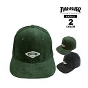 アウトレット スラッシャー キャップ THRASHER CAP 帽子 ジュニア ユース キッズ KIDS 子供 小さいサイズ スナップバック 平ツバDIAMOND LOGO YOUTH CORDUROY SNAP BACK 全2色 