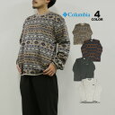 コロンビア トレーナー Columbia LOVELL RIDGE CREW ラヴェルリッジ クルー 全4色 S-XL セーターライク フリース FLEECE メンズ ユニセックス 保温 ポケット付