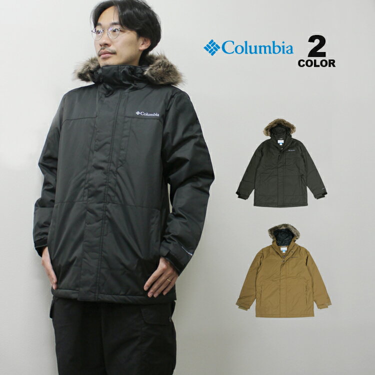 コロンビア ジャケット Columbia LEIF TRAIL PARKA リーフトレイルパーカー マウンテンパーカー JACKET フードファー アウター 中綿 上着 全2色 S-XL メンズ オムニシールド 撥水 オムニヒートリフレクティブ 熱反射保温機能 レギュラーフィット REGULAR FIT