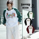 【全品ポイント10倍 4/21 09:59まで】【SALE】アウトレット スラッシャー Tシャツ ロンティ THRASHER Devils Music Raglan L/S T-SHIRTS ラグラン ロンTEE 長袖 メンズ レディース ユニセックス 全3色 M-XL【公式】