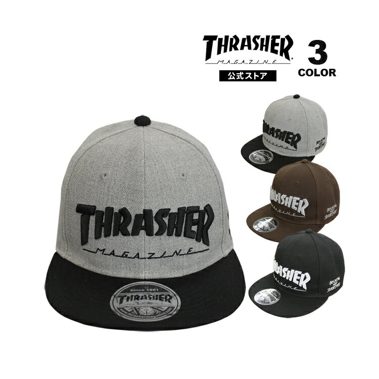 å㡼 å THRASHER MAG LOGO YOUTH 6P SNAPBACK CAP ˹ ˥ 桼 å KIDS Ҷ  ʥåץХå ʿĥ 3 ڸ