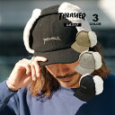 【全品ポイント5倍 6/27 01:59まで】スラッシャー キャップ 帽子 THRASHER GONZ LOGO FLIGHT CAP マークゴンザレス ゴンズ...