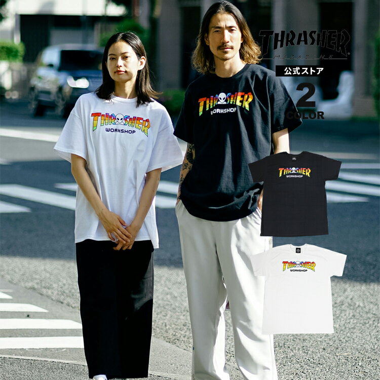 アウトレット スラッシャー Tシャツ THRASHER ALIEN WORKSHOP SPECTRUM S/S T-SHIRTS 半袖 TEE インポート メンズ レディース ユニセックス 全2色 M-XL