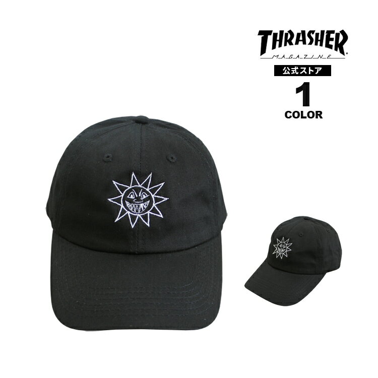 【全品ポイント5倍 4/17 09:59まで】【SALE】アウトレット スラッシャー キャップ THRASHER CAP SKETCH by MIKE GIGLIOTTI OLD TIMER HAT 帽子 メンズ レディース ユニセックス ローキャップ ブラック 黒 インポート 【公式】