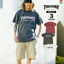 アウトレット スラッシャー Tシャツ THRASHER 半袖 TEE プリント メンズ レディース ユニセックス SANSKRIT Style GARMENT DYED S/S T-SHIRTS 全3色 S-XL ガーメントダイ 製品染め 後染め