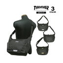 【全品ポイント5倍 6/27 01:59まで】スラッシャー ショルダーバッグ THRASHER RUNNING PUSH SHOULDER BAG ショルダー ...