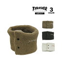 スラッシャー ネックウォーマー THRASHER GONZ ART YOUTH FLEECE OPEN NECK WARMER フリース 前開き ジュニア ユー...