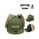 スラッシャー キャップ 帽子 THRASHER HOMETOWN FLIGHT CAP メンズ レディース ユニセックス フライトキャップ 全2色 平ツバ 【公...