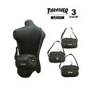 スラッシャー ショルダー バッグ THRASHER BENCHMARK MINI SHOULDER POUCH BAG ヨコ型 ミニショルダー ポーチ 撥水 メンズ レディース ユニセックス 全3色 