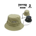 【全品ポイント10倍 05/07 09:59まで】スラッシャー ハット THRASHER MAG LOGO BUCKET HAT バケットハット 帽子 メンズ レディース ユニセックス 撥水 全2色【公式】