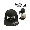 スラッシャー メッシュキャップ THRASHER HOMETOWN YOUTH MESH CAP 帽子 ジュニア ユース キッズ KIDS 子供 小さいサイズ スナップバック 平ツバ 全2色 