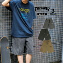 スラッシャー ハーフパンツ THRASHER EASY HALF PANTS SHORTS ワイドシルエット ショーツ ショートパンツ ボトムス メンズ レディース ユニセックス 全3色 M-L 【公式】