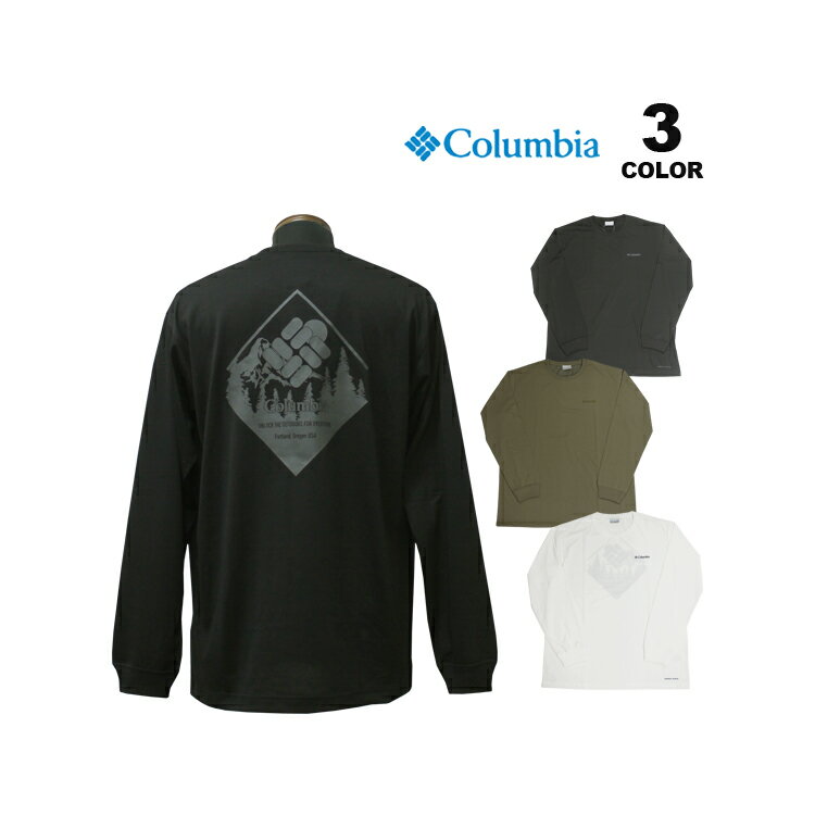 樂天商城 - コロンビア 長袖 Tシャツ Columbia Urban Hike Graphic L/S TEE T-Shirt アーバンハイク ロンティー バックプリント 全3色 S-XL メンズ 長袖 オムニシェード UPF40 オムニウィック ポリエステルジャージ 吸湿 速乾 サンプロテクション レギュラーフィット
