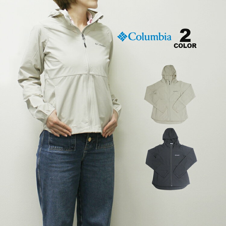樂天商城 - コロンビア レディース アウター ジャケット Columbia Womens Heather Canyon 2 Hooded Softshell JACKET 女性用 ウィメンズ ヘザーキャニオンIIフーデッドソフトシェル オムニシールド 撥水 防汚 アクティブフィット S-L ハイキング キャンプ 全2色