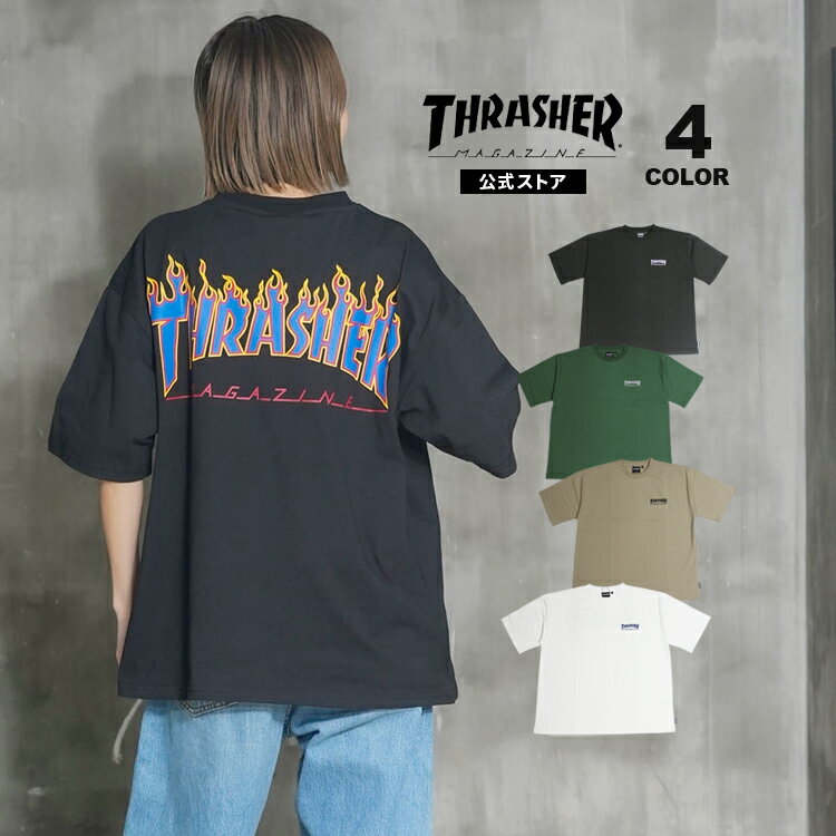 スラッシャー Tシャツ THRASHER FLAME LOGO S/S T-SHIRTS 半袖 TE