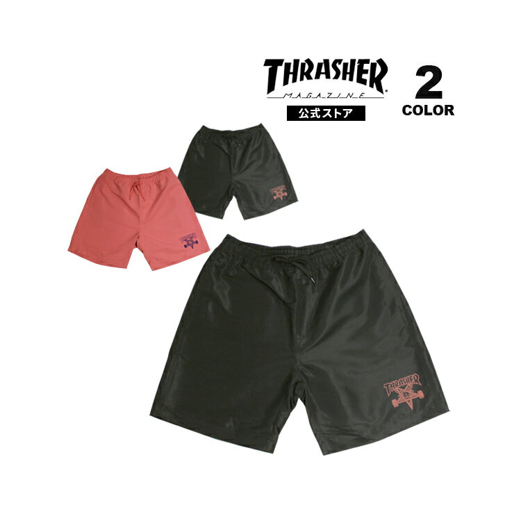 【全品ポイント7倍 2/11 23:59まで】【SALE】【SALE】スラッシャー ショーツ THRASHER Skate Goat BUGGY SHORTS ショートパンツ ハーフパンツ ボトムス メンズ レディース ユニセックス 全2色 M-XL 【公式】