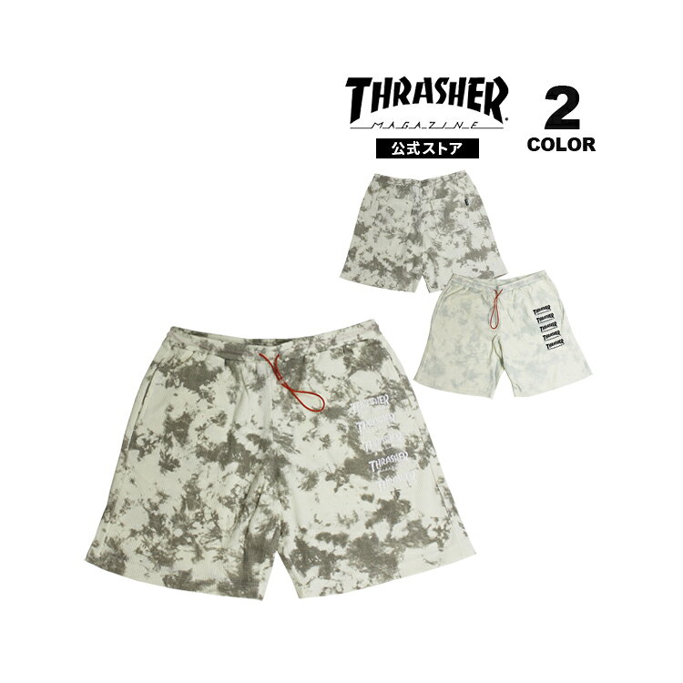 樂天商城 - 【SALE】【SALE】スラッシャー ショーツ THRASHER THERMAL FABRIC DYE SHORTS サーマル ムラ染め ショートパンツ ハーフパンツ ボトムス メンズ レディース ユニセックス 全2色 M-XL 【公式】