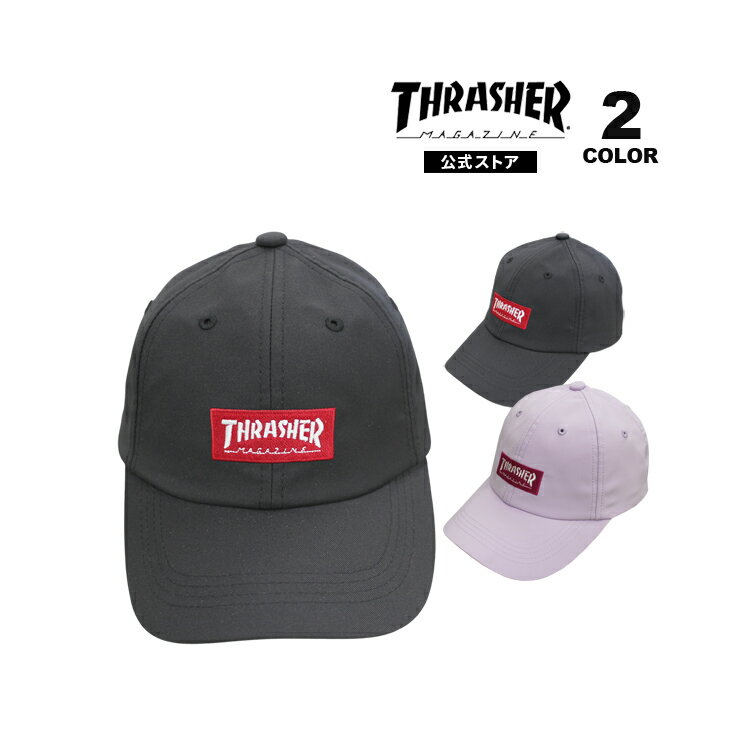 樂天商城 - スラッシャー キャップ THRASHER BOX LOGO YOUTH 6 PANEL CAP 帽子 ジュニア ユース キッズ KIDS 子供 小さいサイズ吸汗 速乾 UVカット 制菌加工 全2色 【公式】