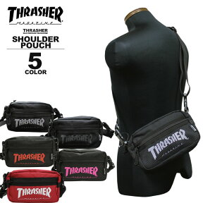 【SALE】 【公式】 スラッシャー THRASHER ショルダーポーチ MAG LOGO SHOULDER POUCH ショルダーバック メンズ レディース 全5色 アウトレット