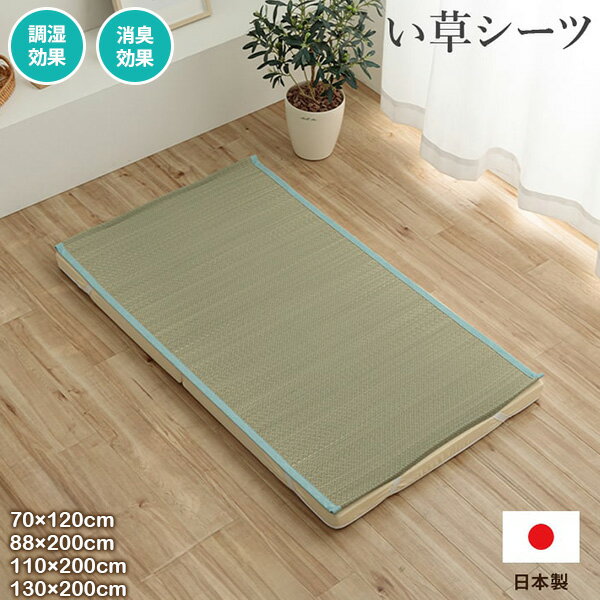 い草マット い草シーツ シーツ 約70×120cm 約88×200cm 約110×200cm 約130×200cm 国産 日本製 さらさら ..