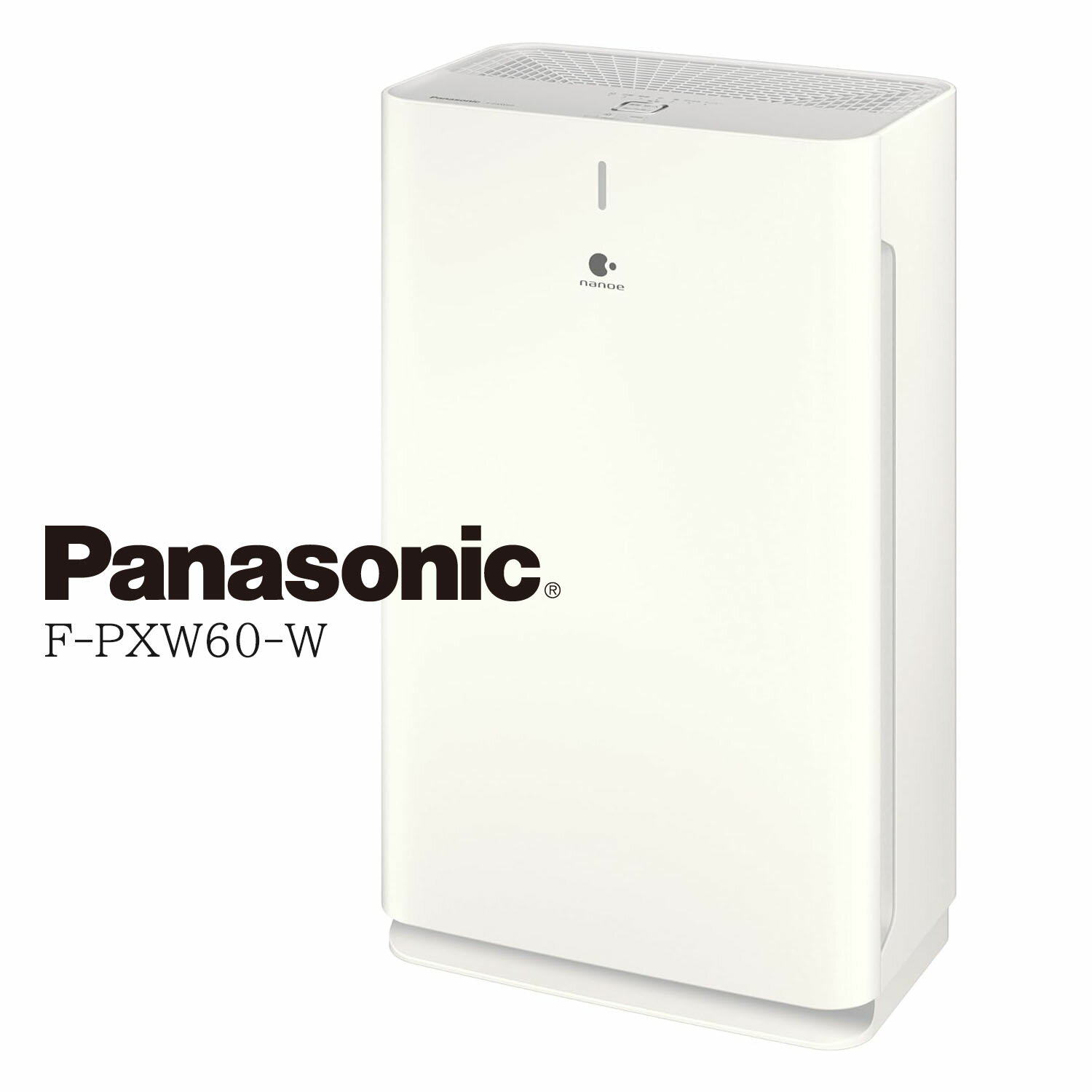 パナソニック 空気清浄機 ナノイー搭載 ~27畳 F-PXW60-W 花粉 ハウスダスト 清潔HEPAフィルター 脱臭のサムネイル