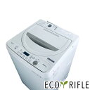 【中古】 【お買い物マラソン 5/9-5/16★P10倍】 シャープ SHARP 洗濯機 一人暮らし 2021年製 全自動洗濯機 4.5kg べージュ 送風 乾...
